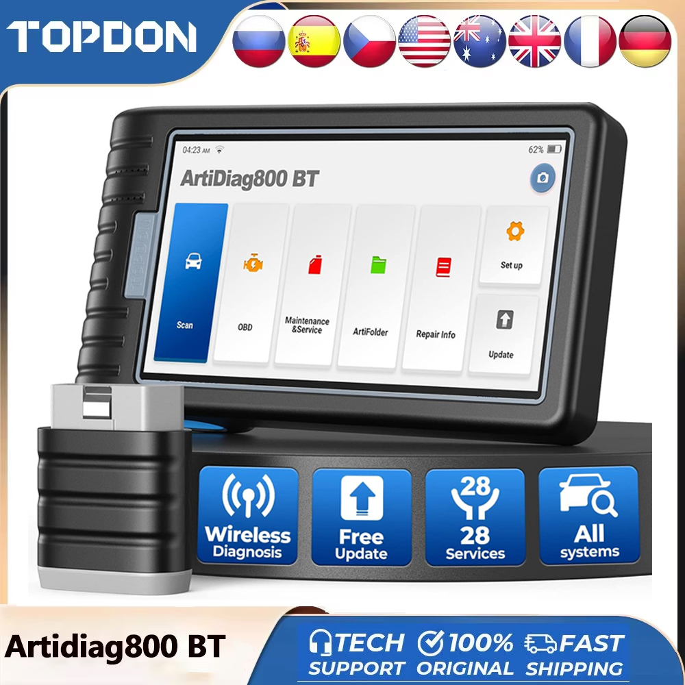 Topdon Tc001 Thermal Camera - TOPDON ArtiDiag800 BT Araç Teşhis Cihazı,