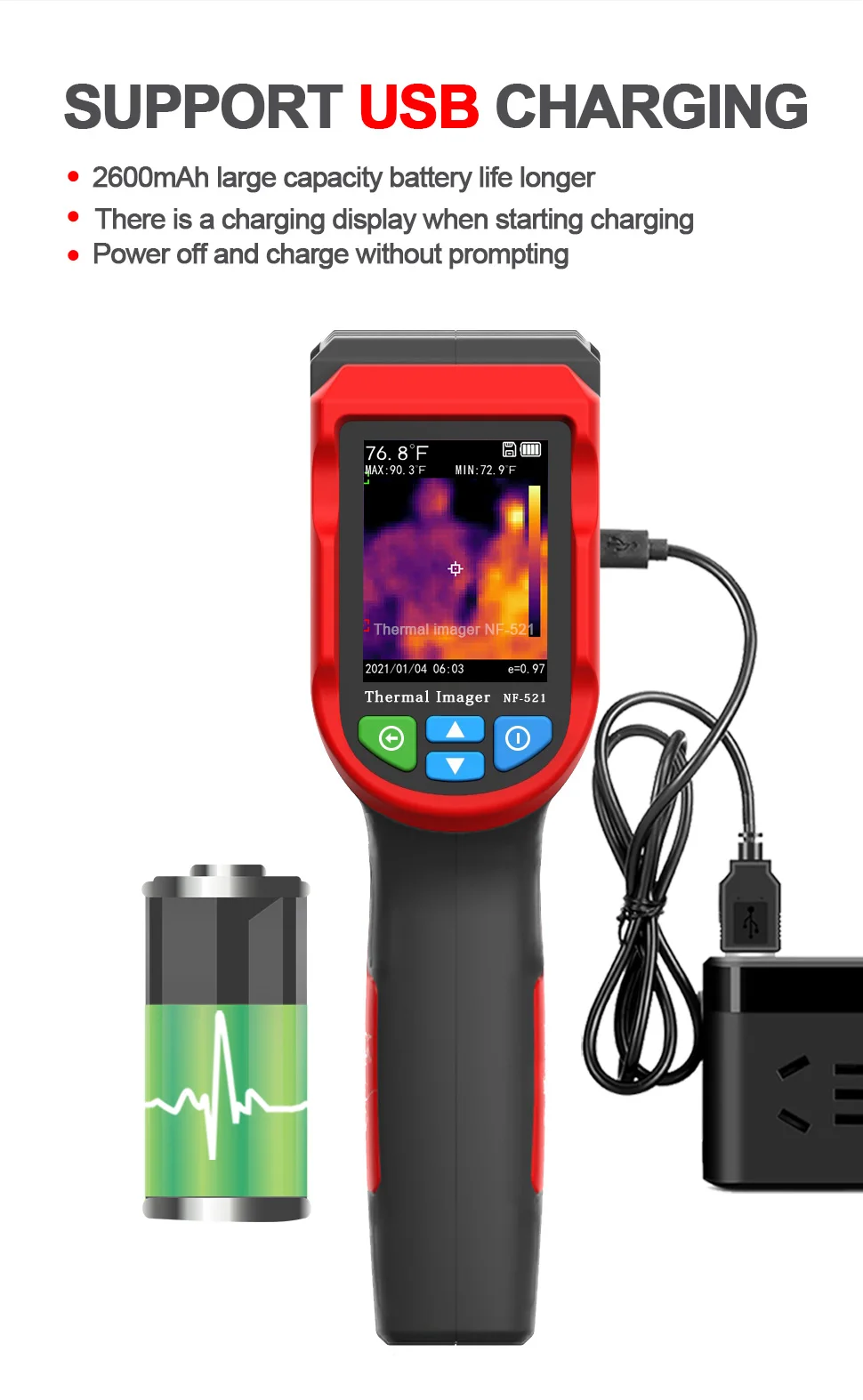 NF-521 Otomatik Sıcaklık Ölçer - Nf 521 Thermal Imaging Camera incelemesi ve fiyatı