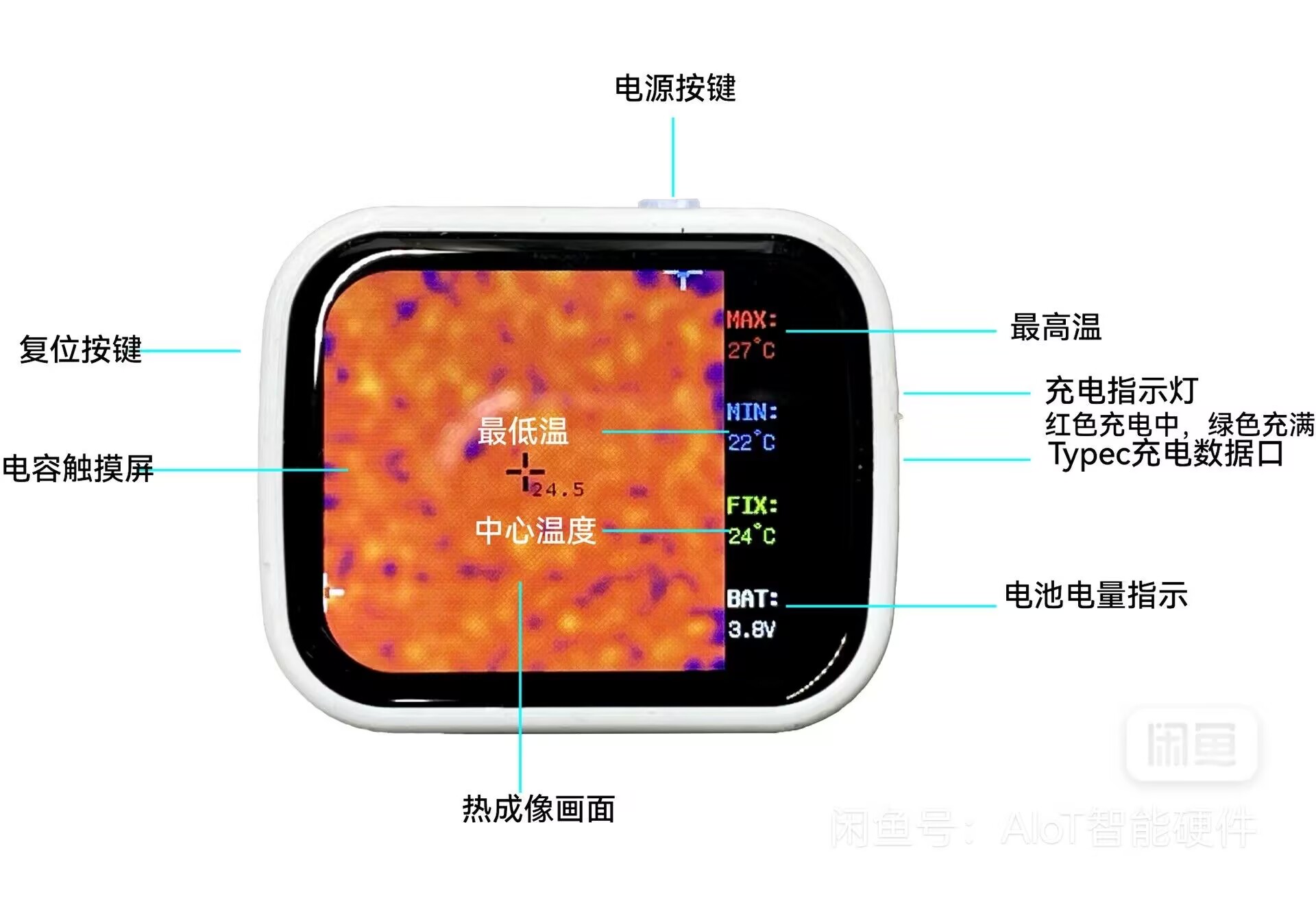 320 x 240 çözünürlüklü, dokunm - Underfloor Heating Thermal Detector incelemesi ve fiyatı